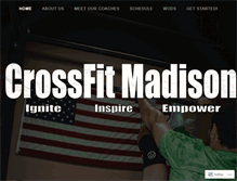Tablet Screenshot of crossfitmadison.com